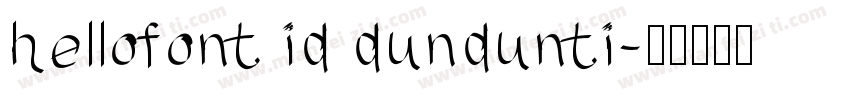 hellofont id dundunti字体转换